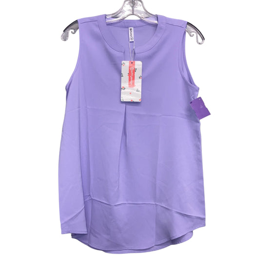 Top Sleeveless By Bettysays In Purple, Size:S