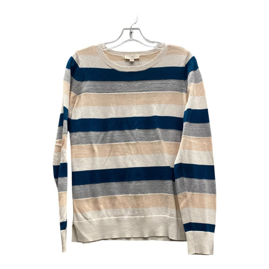 Top Ls By Loft In Blue & Grey, Size:M