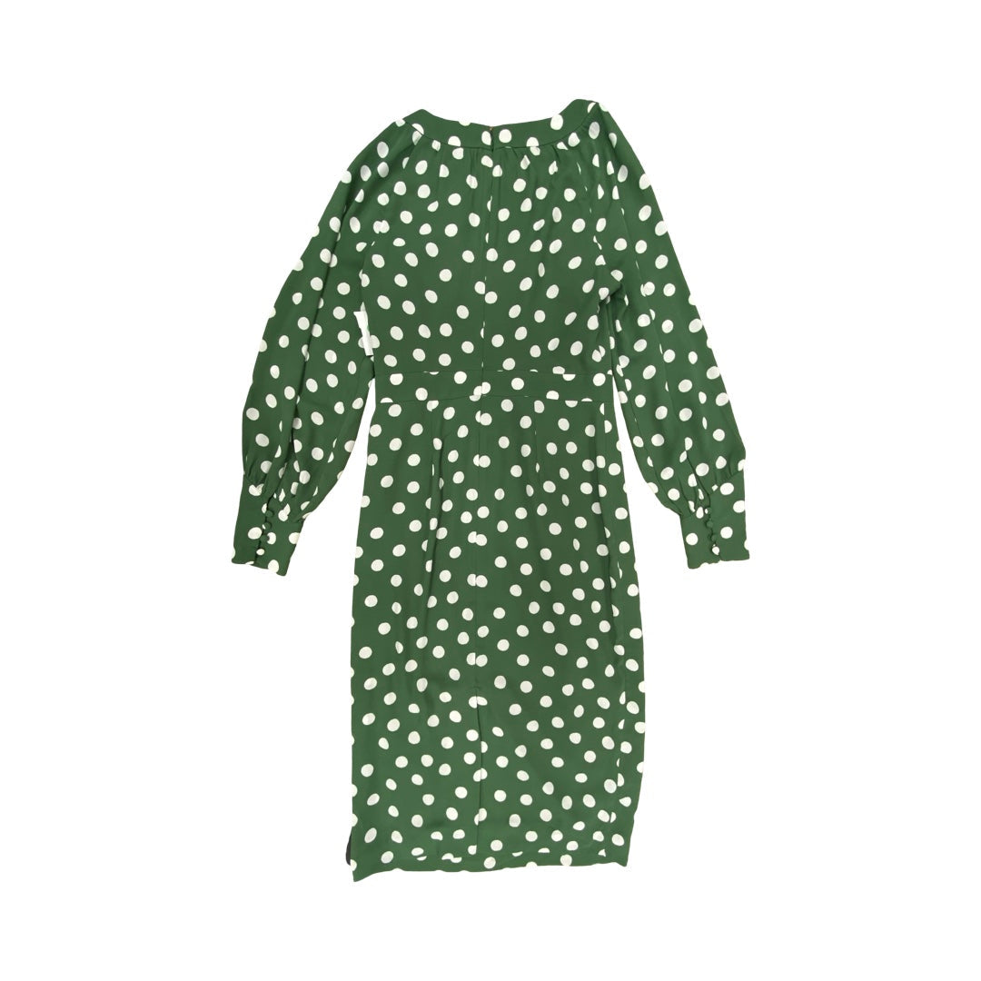 Dress Casual Midi By Boden In Polkadot Pattern, Size:2