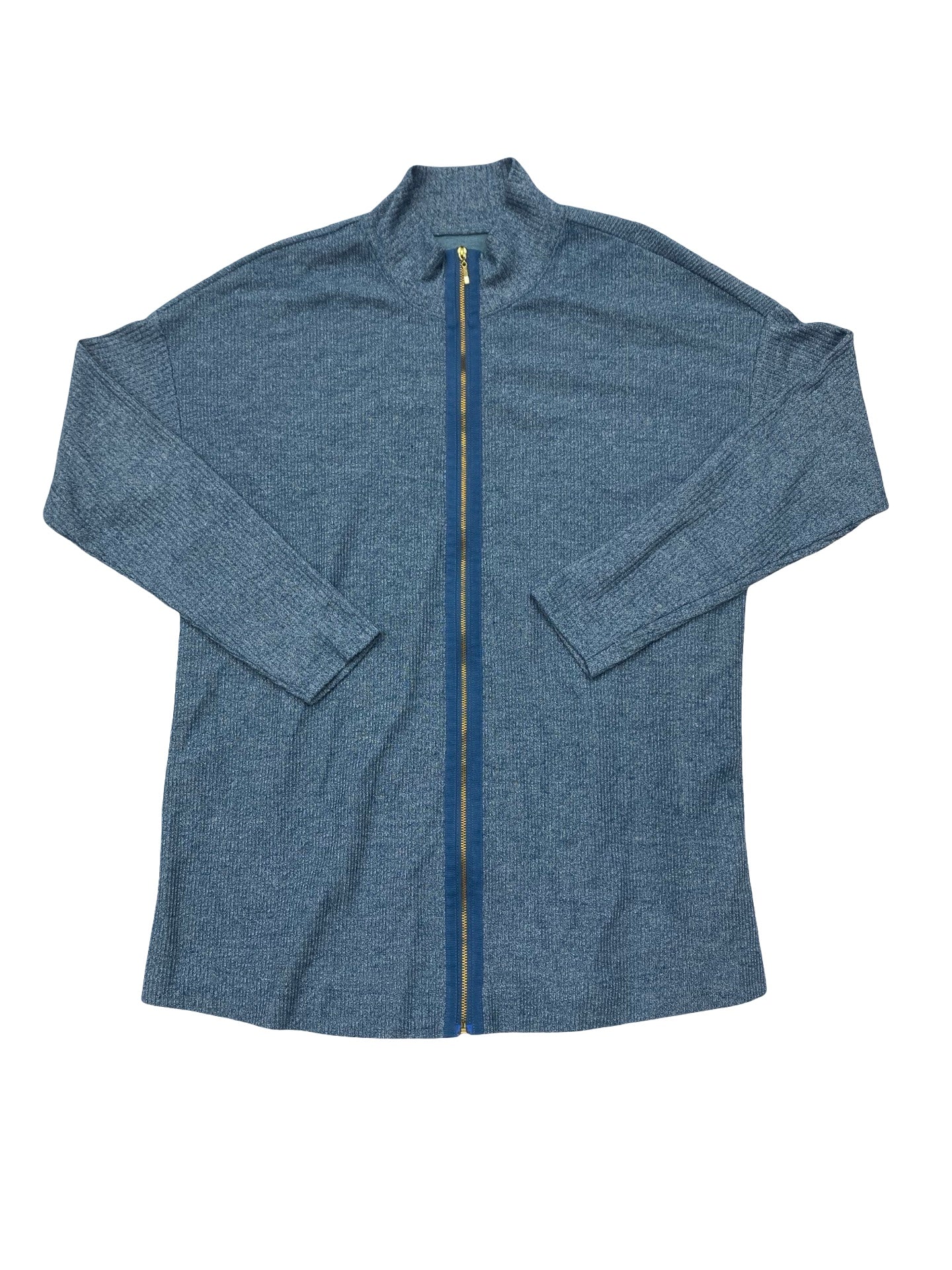 Sweater Cardigan By Soft Surroundings In Blue, Size:L