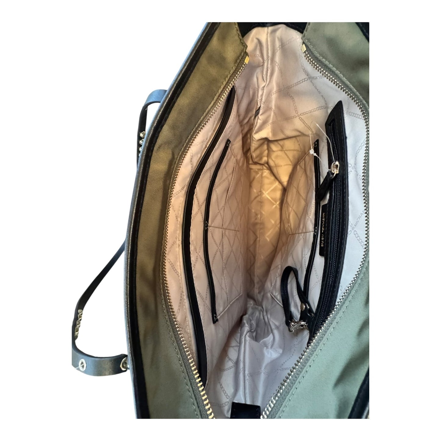 Handbag Designer By Michael Kors In Green, Size:Large