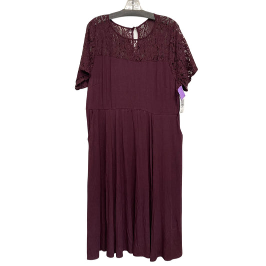 Dress Casual Short By Torrid In Maroon, Size:3X