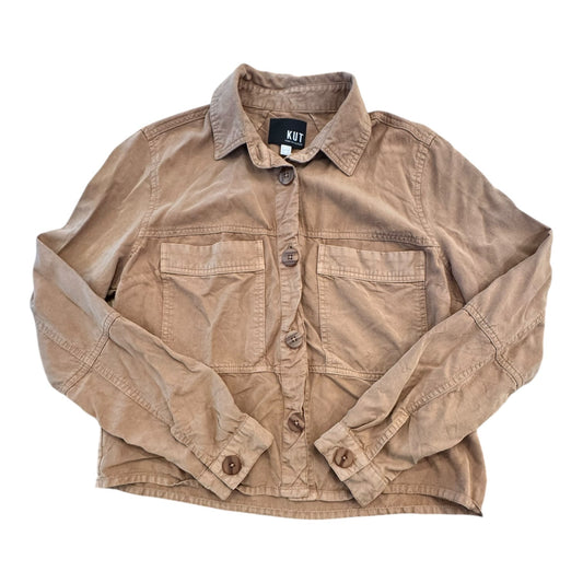 Blazer Lightweight By Kut In Tan, Size:M