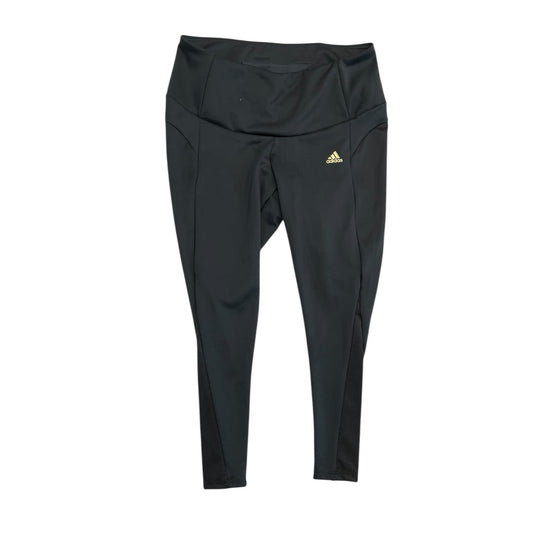 Athletic Leggings By Adidas In Black, Size:2X
