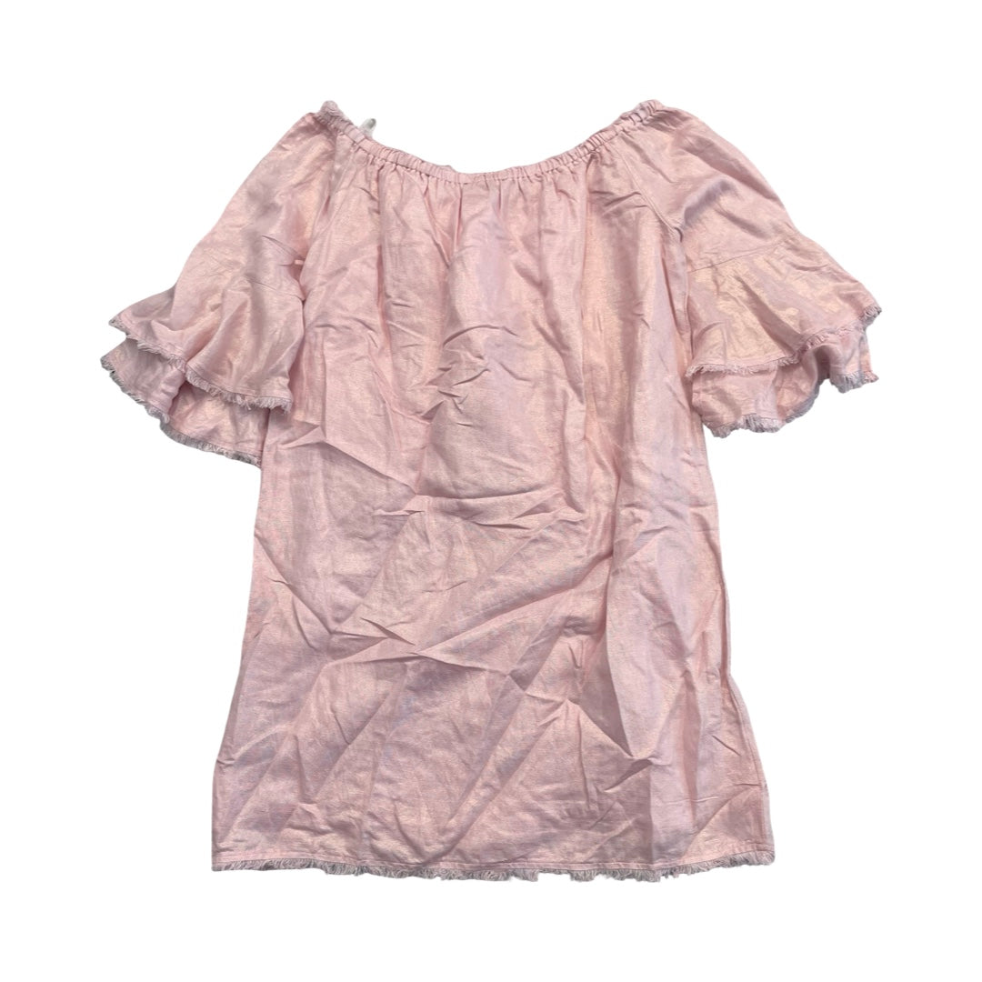 Dress Casual Midi By Boston Proper In Pink, Size:M