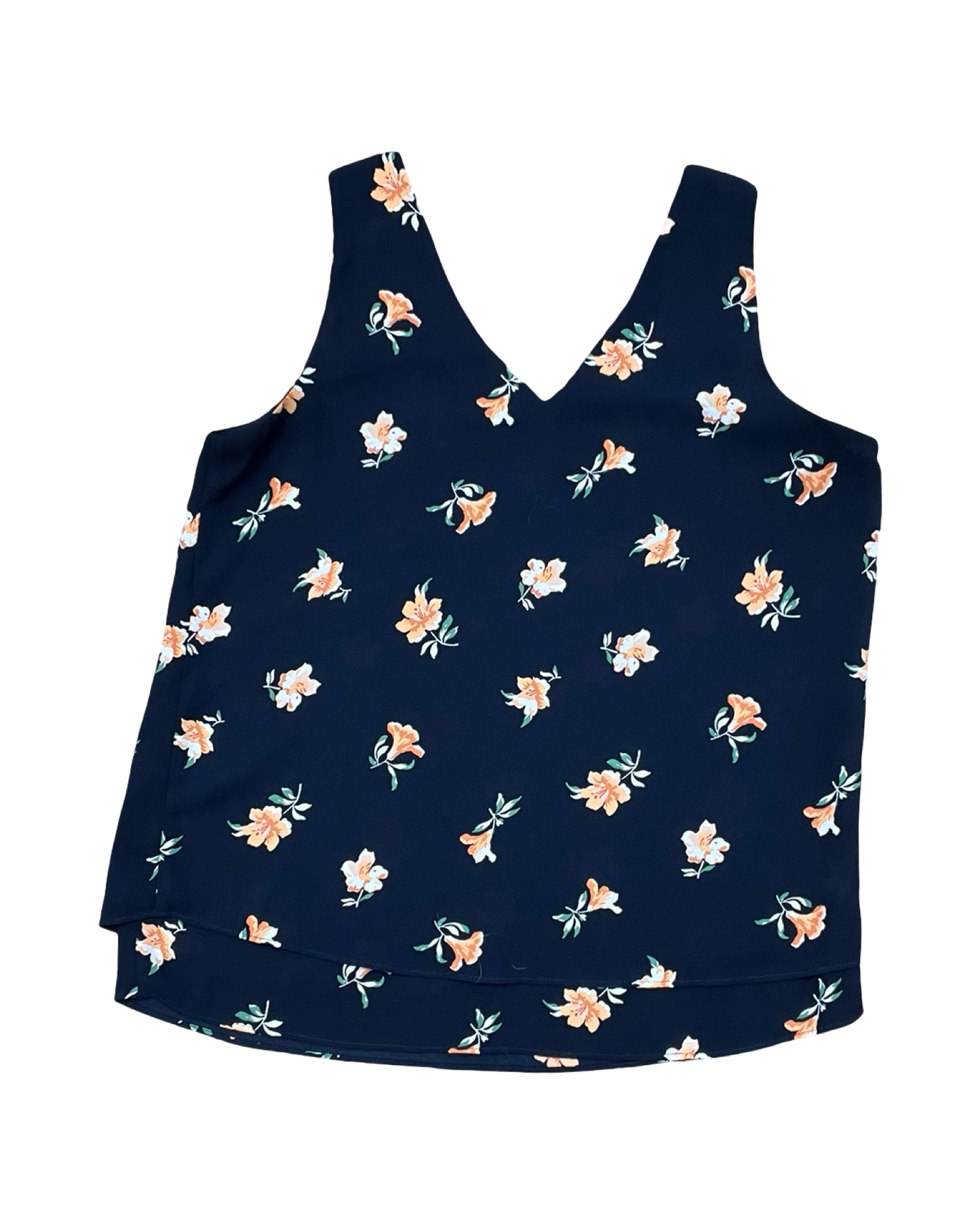 Top Sleeveless By Ann Taylor In Blue, Size:S