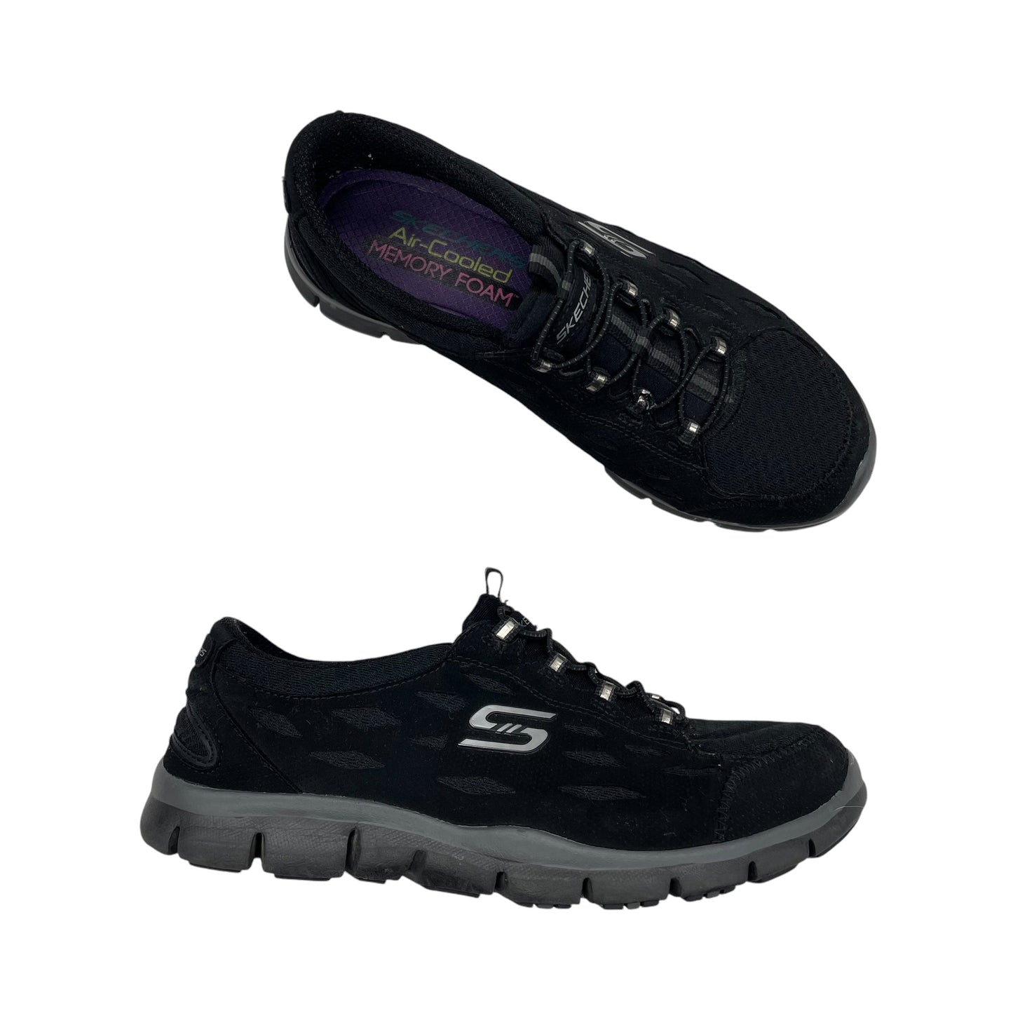 Shoes Sneakers By Skechers In Black, Size:6.5