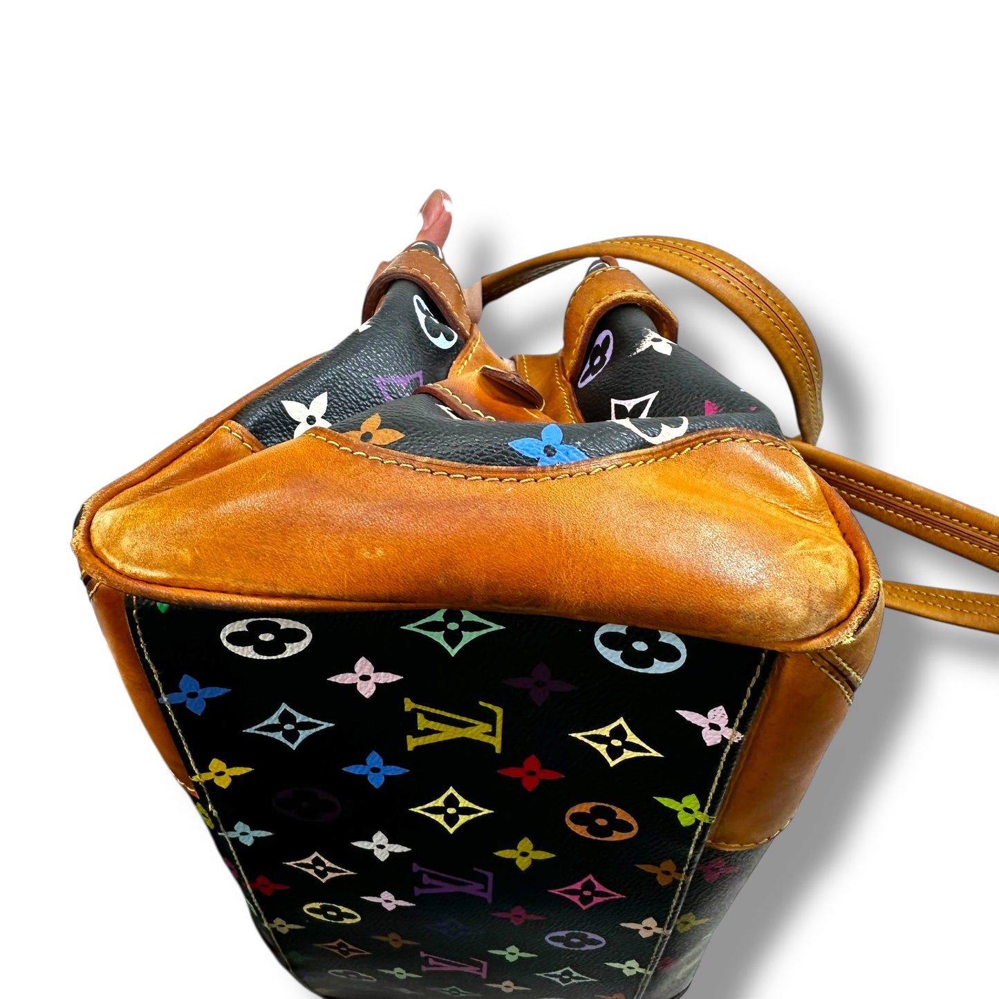Multi color Handbag Luxury Designer By Louis Vuitton, Size: Medium