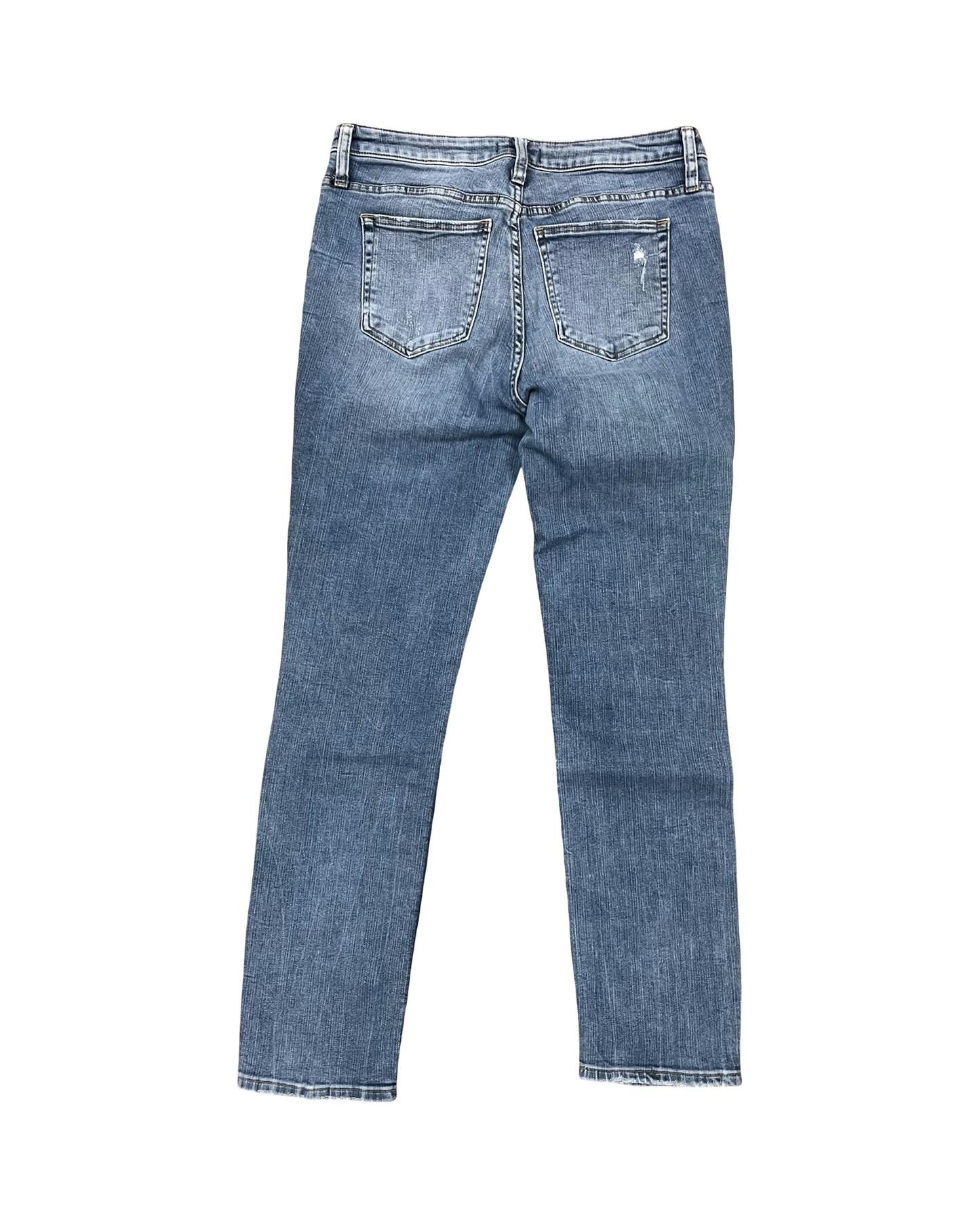 Jeans Straight By Silver In Blue Denim, Size:8