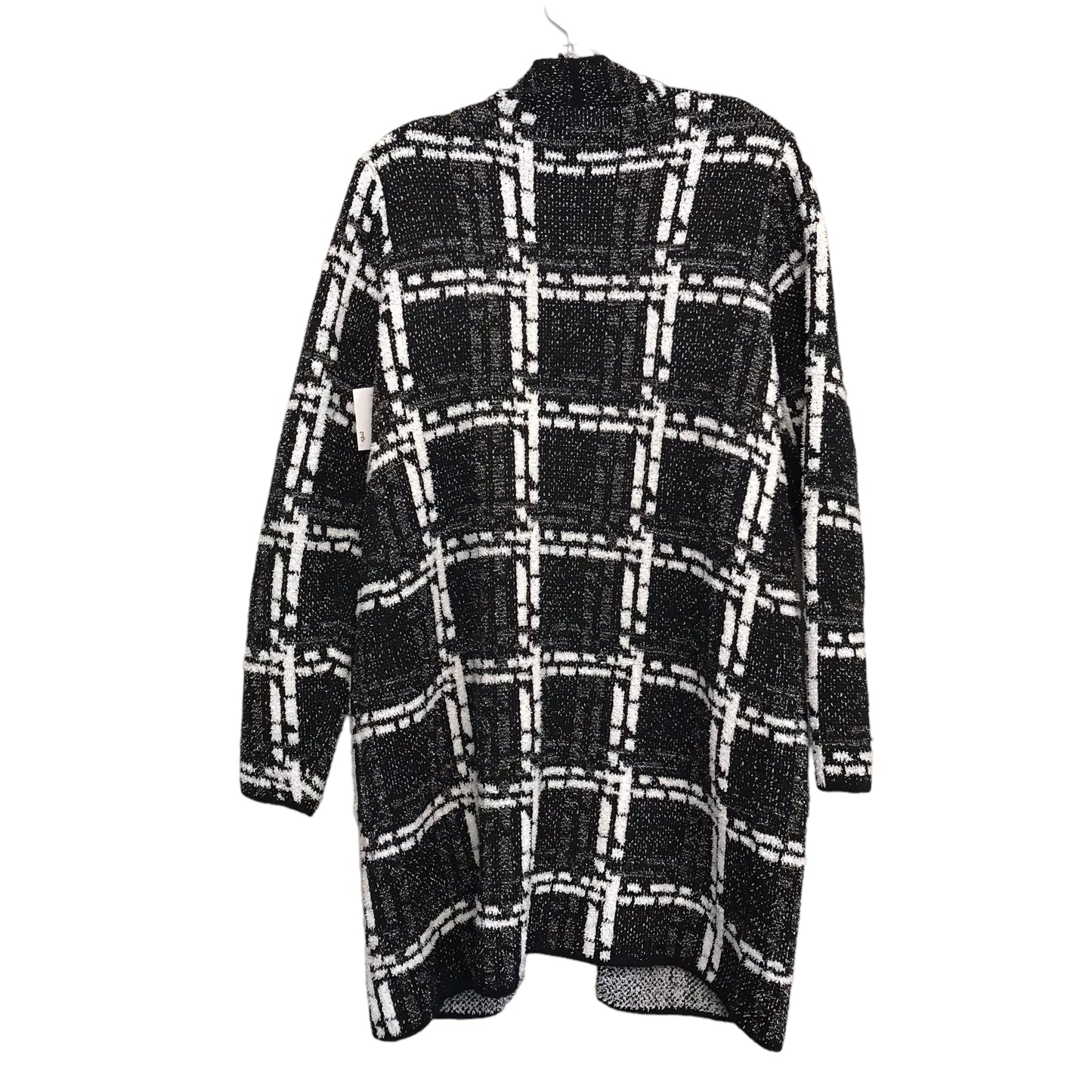 BLACK & WHITE SWEATER CARDIGAN by NINE WEST Size:S