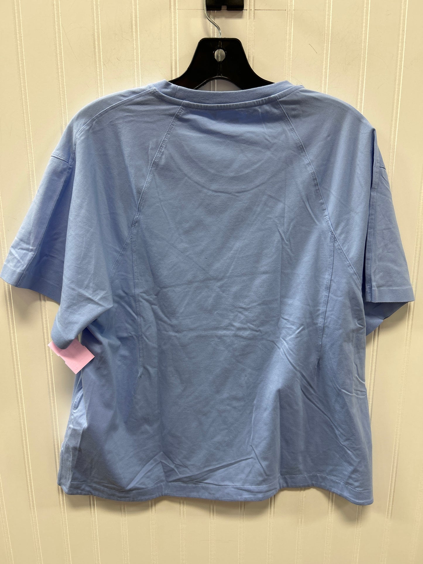 Athletic Top Ss By Athleta In Blue, Size:M