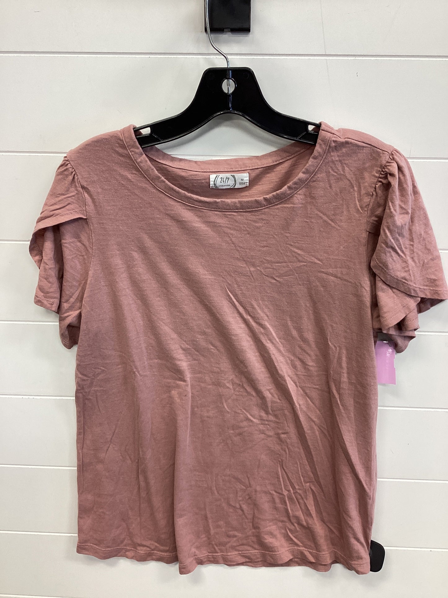 Top Ss Basic By Maurices In Pink, Size:M