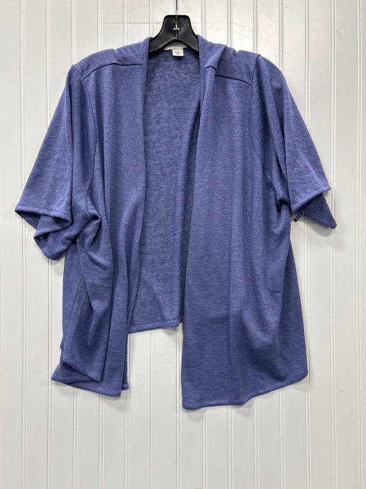 Cardigan By Coldwater Creek In Purple, Size:2X