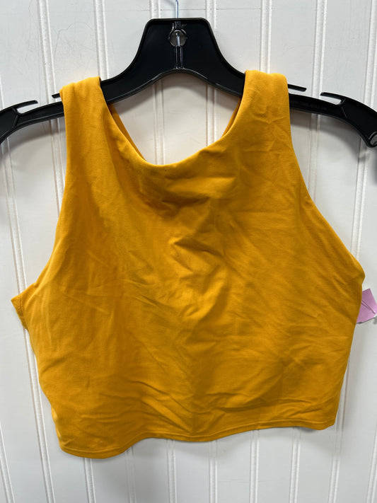 Athletic Tank Top By Athleta In Yellow, Size:M