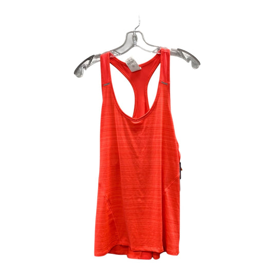 Athletic Tank Top By Asics In Orange, Size:M