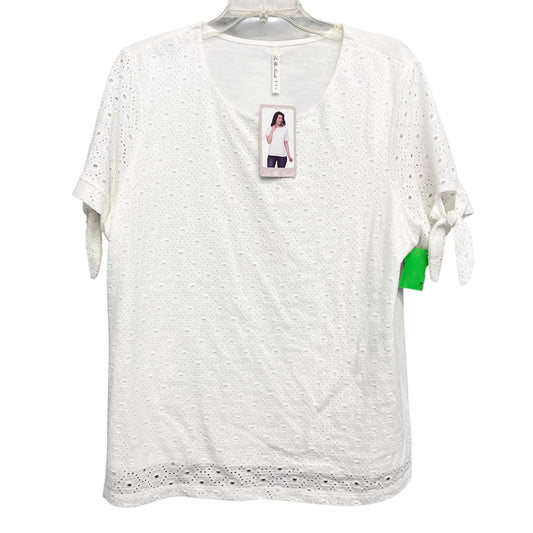 Top Ss By Leo And Nicole In White, Size:L
