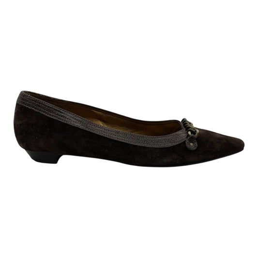 Shoes Flats By Talbots In Brown, Size:6