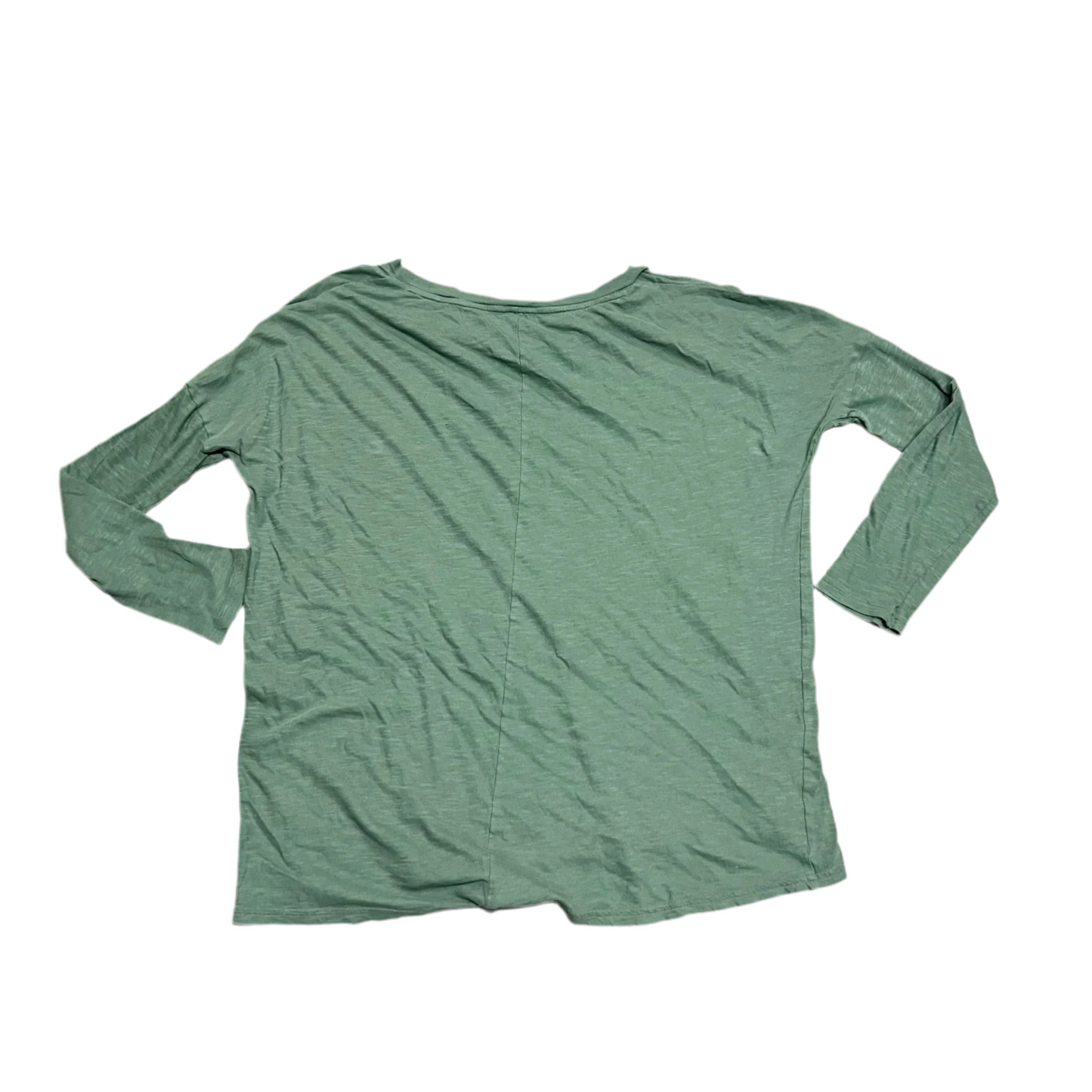 Top Long Sleeve Basic By Pact In Green, Size: M