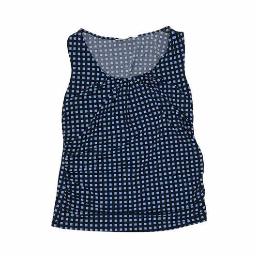 Blouse Sleeveless By New York And Co In Blue, Size:Xl