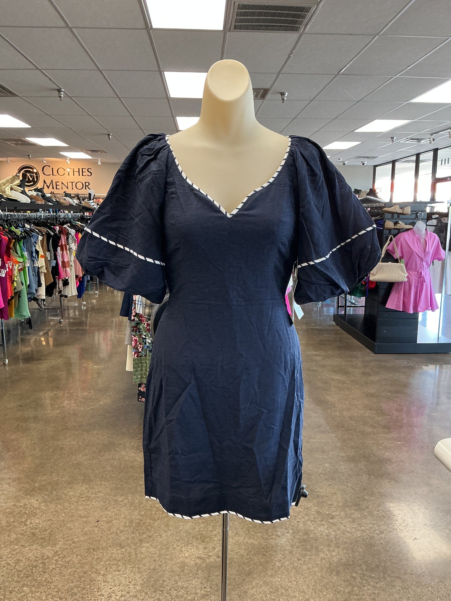 Dress Casual Short By Cma In Navy, Size:Xs