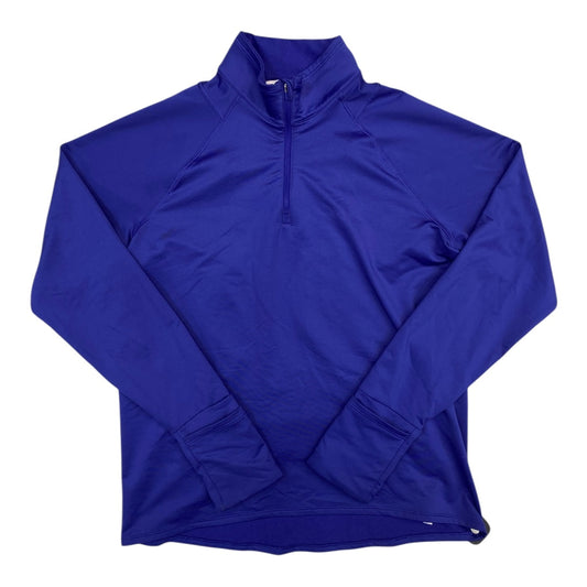 Athletic Top Ls Collar By Athleta In Purple, Size:M