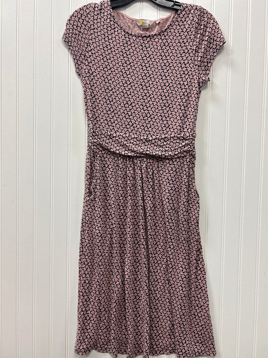 Dress Casual Midi By Boden In Pink, Size:S