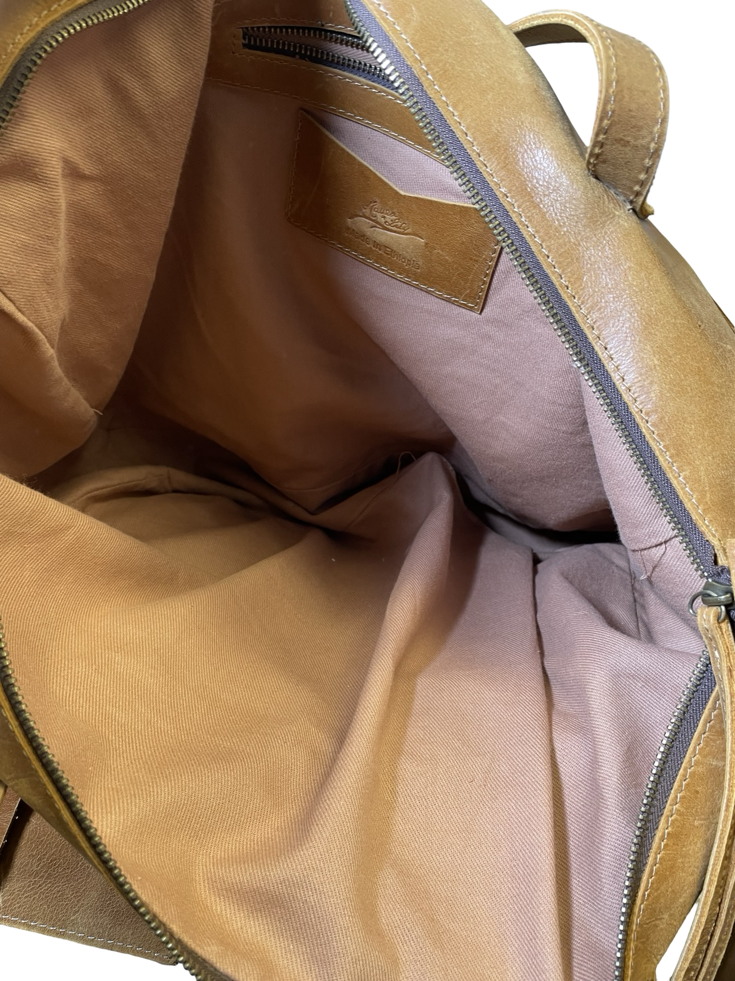 Laptop Bag Leather By RAVEN + LILY, Size: Large