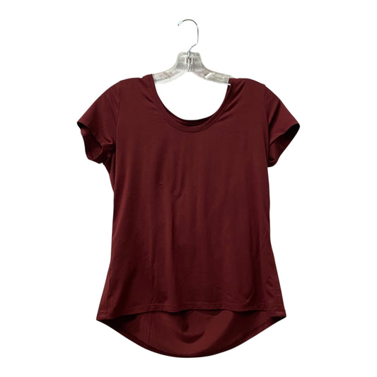 Athletic Top Ss By Athleta In Red, Size:Sp