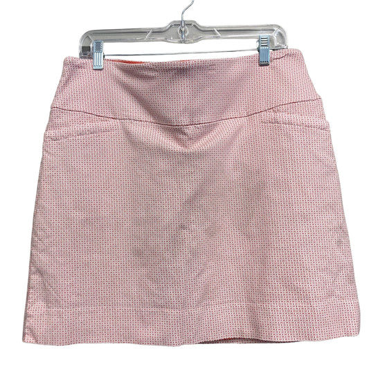 Athletic Skort By Sc & Co In Orange & White, Size:Xl