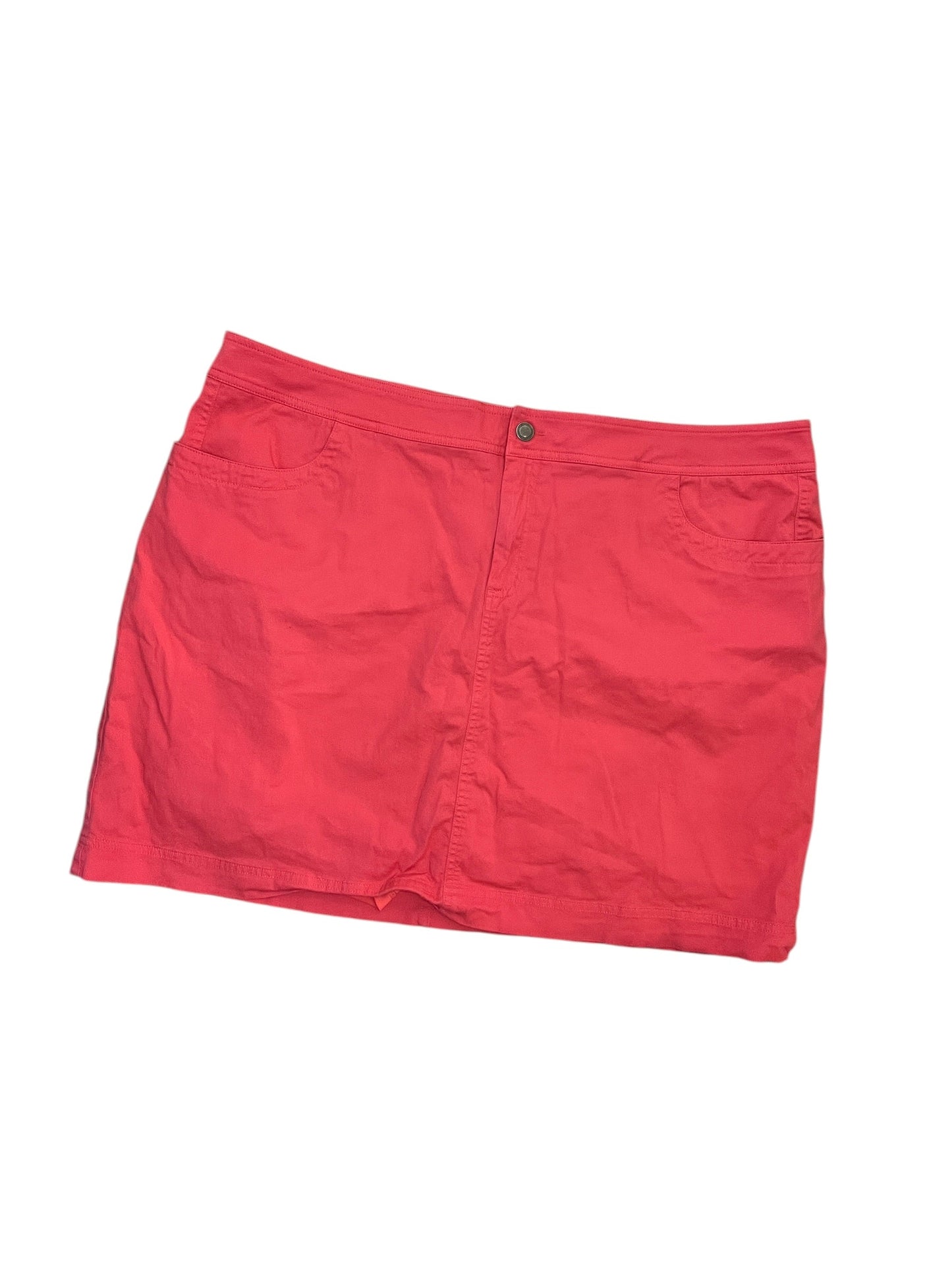 Skirt Mini & Short By Cj Banks In Pink, Size:3X