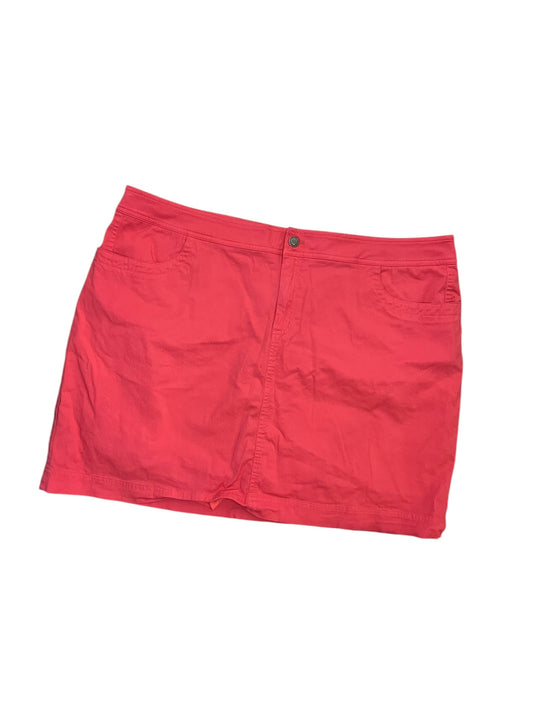 Skirt Mini & Short By Cj Banks In Pink, Size:3X