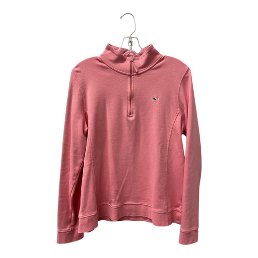 Sweatshirt Collar By Vineyard Vines In Pink, Size:L