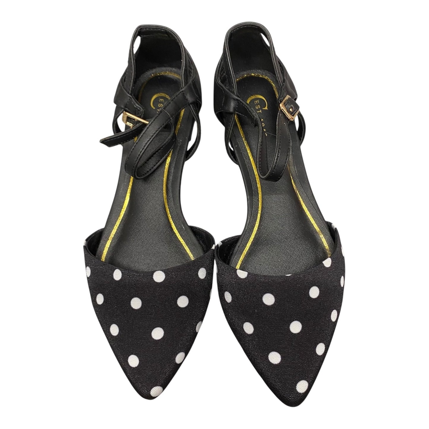 Shoes Flats By Cato In Black, Size:6