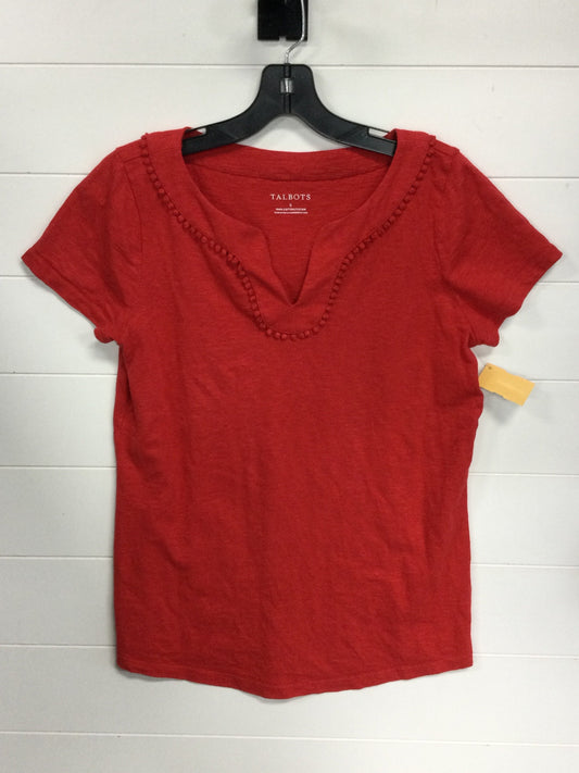 Top Ss By Talbots In Red, Size:S