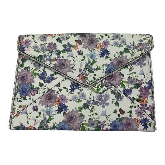 Clutch Designer By Rebecca Minkoff In Floral Print, Size:Large