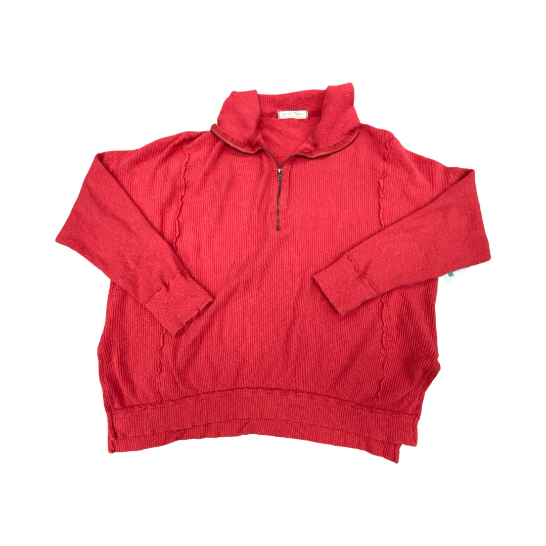 Sweatshirt Collar By We The Free In Red, Size:M
