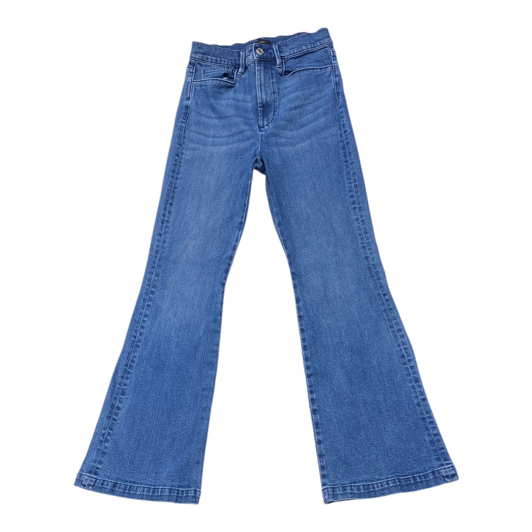 Jeans Flared By Ann Taylor In Blue, Size:2