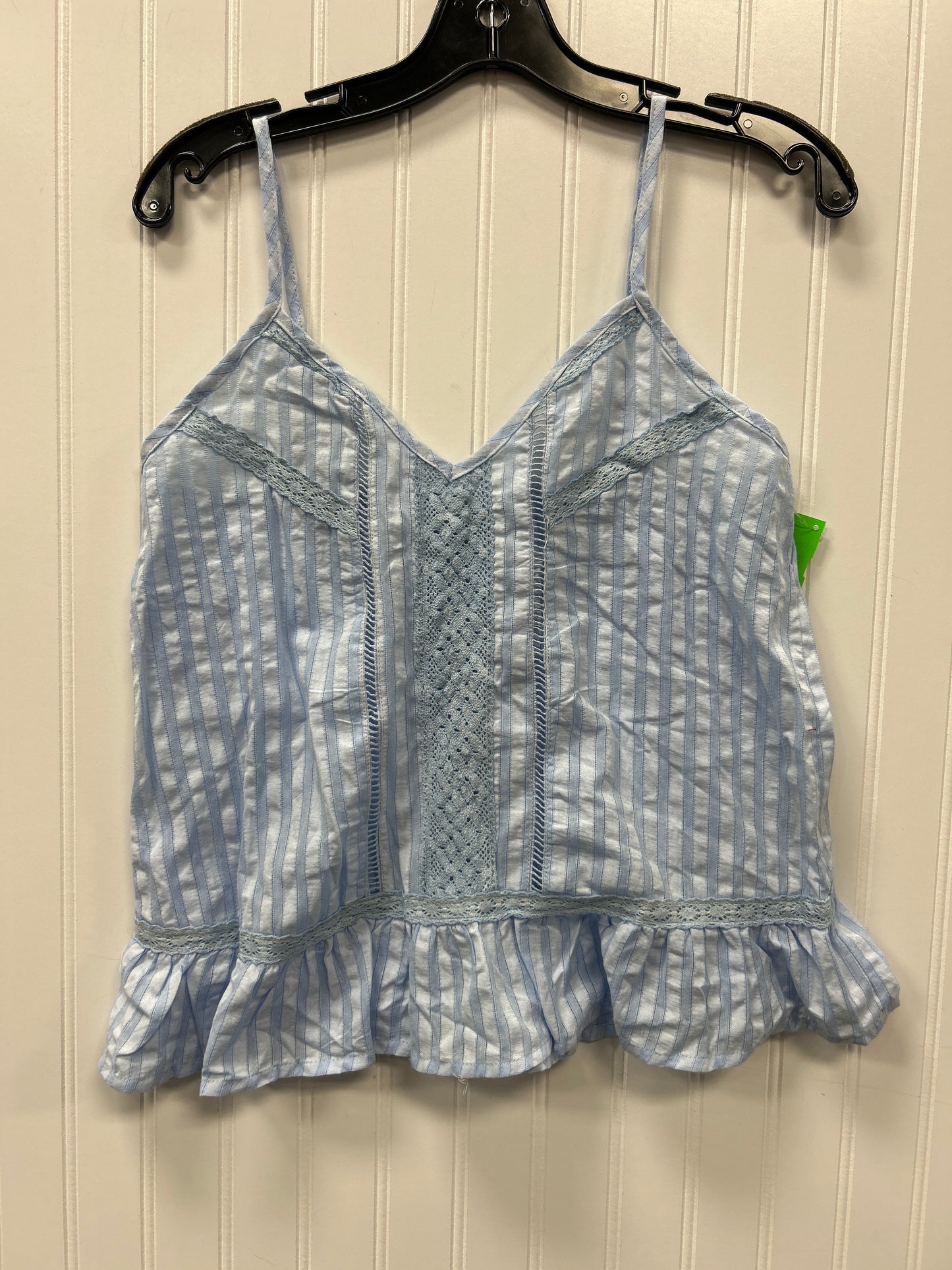 Top Sleeveless By Pol In Blue, Size:L