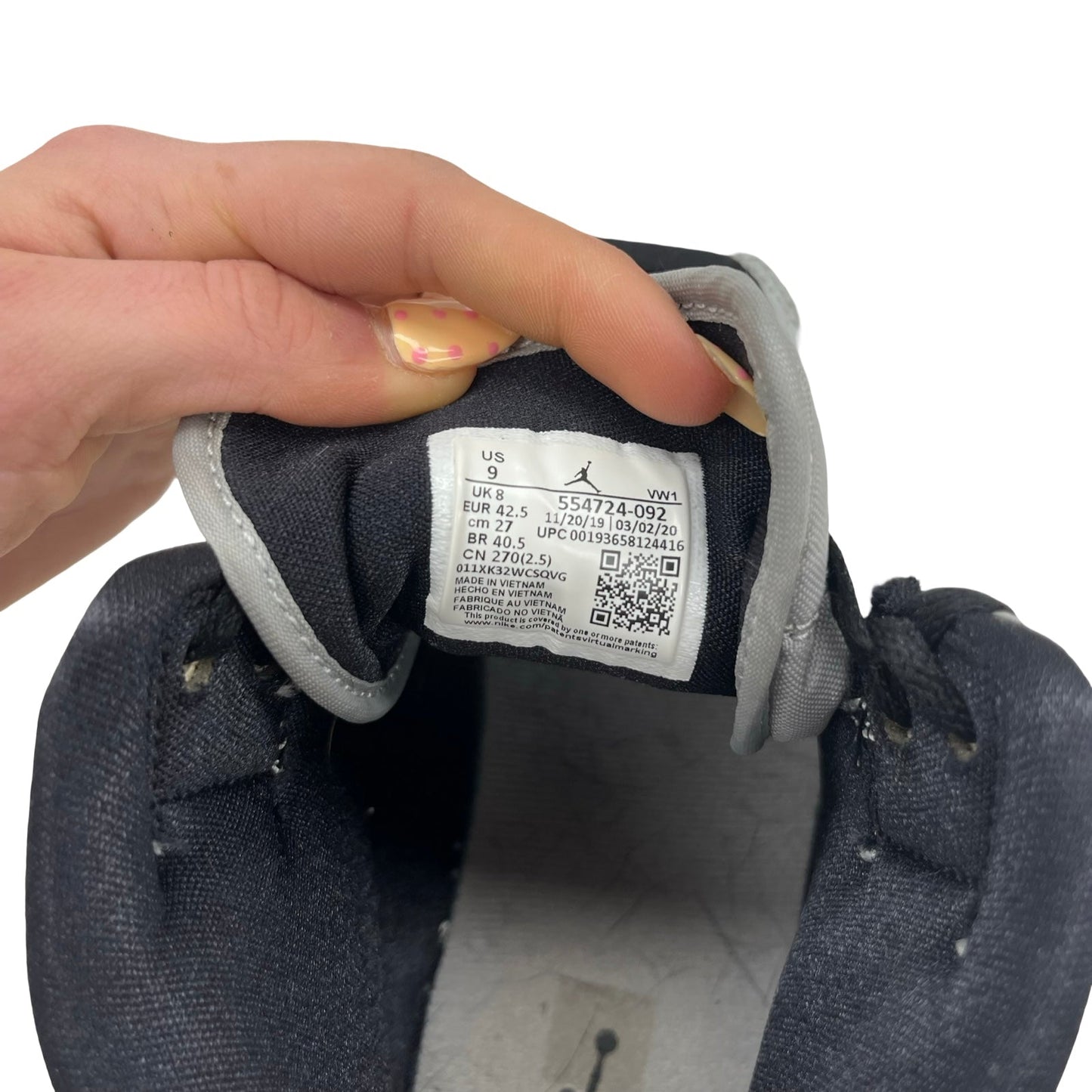 Shoes Sneakers By Nike In Black & White, Size:12