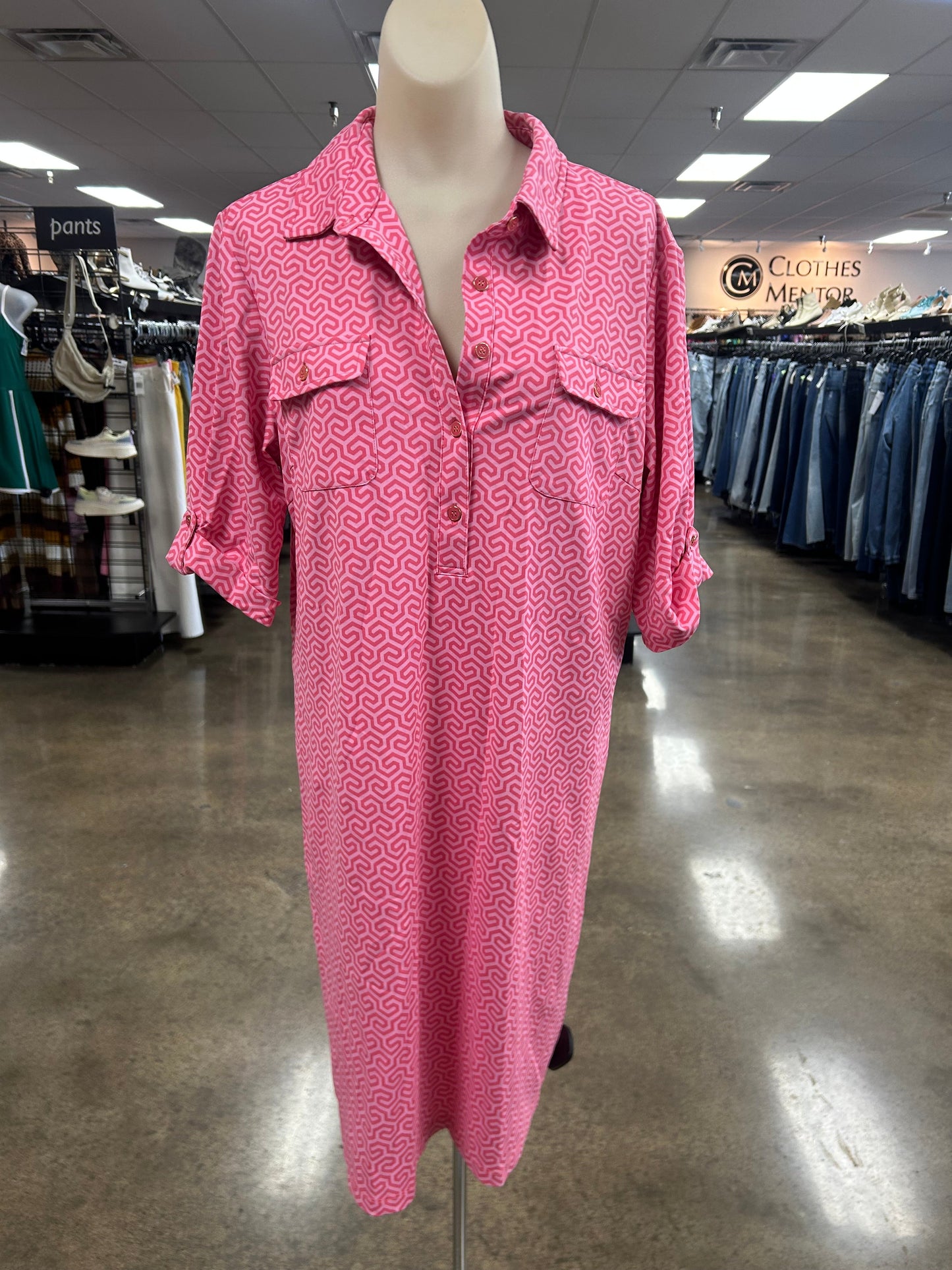 Dress Casual Short By J. McLaughlin  In Pink, Size:Xl