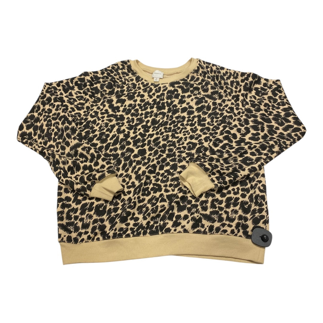 Top Ls By Maeve In Animal Print, Size:S