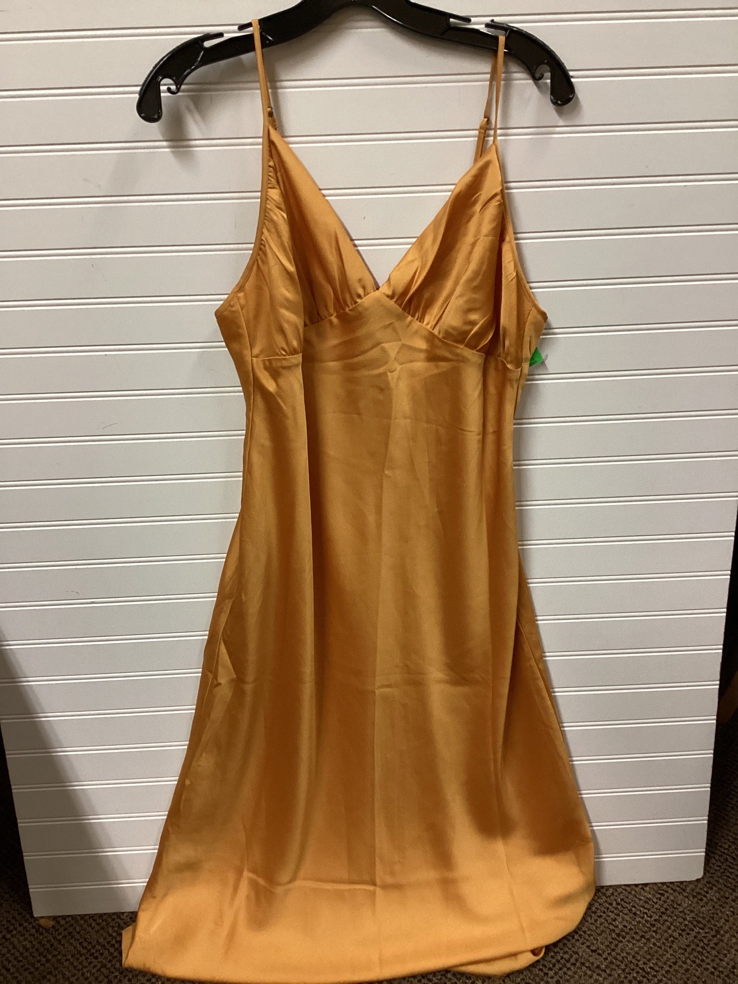 Dress Casual Maxi By Abercrombie And Fitch In Yellow, Size:L