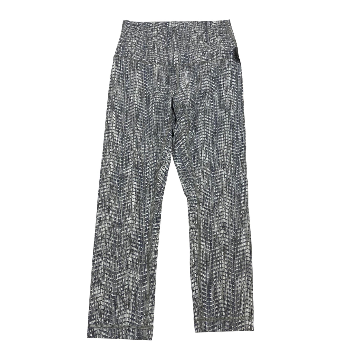 Athletic Leggings Capris By Lululemon In Grey, Size:6