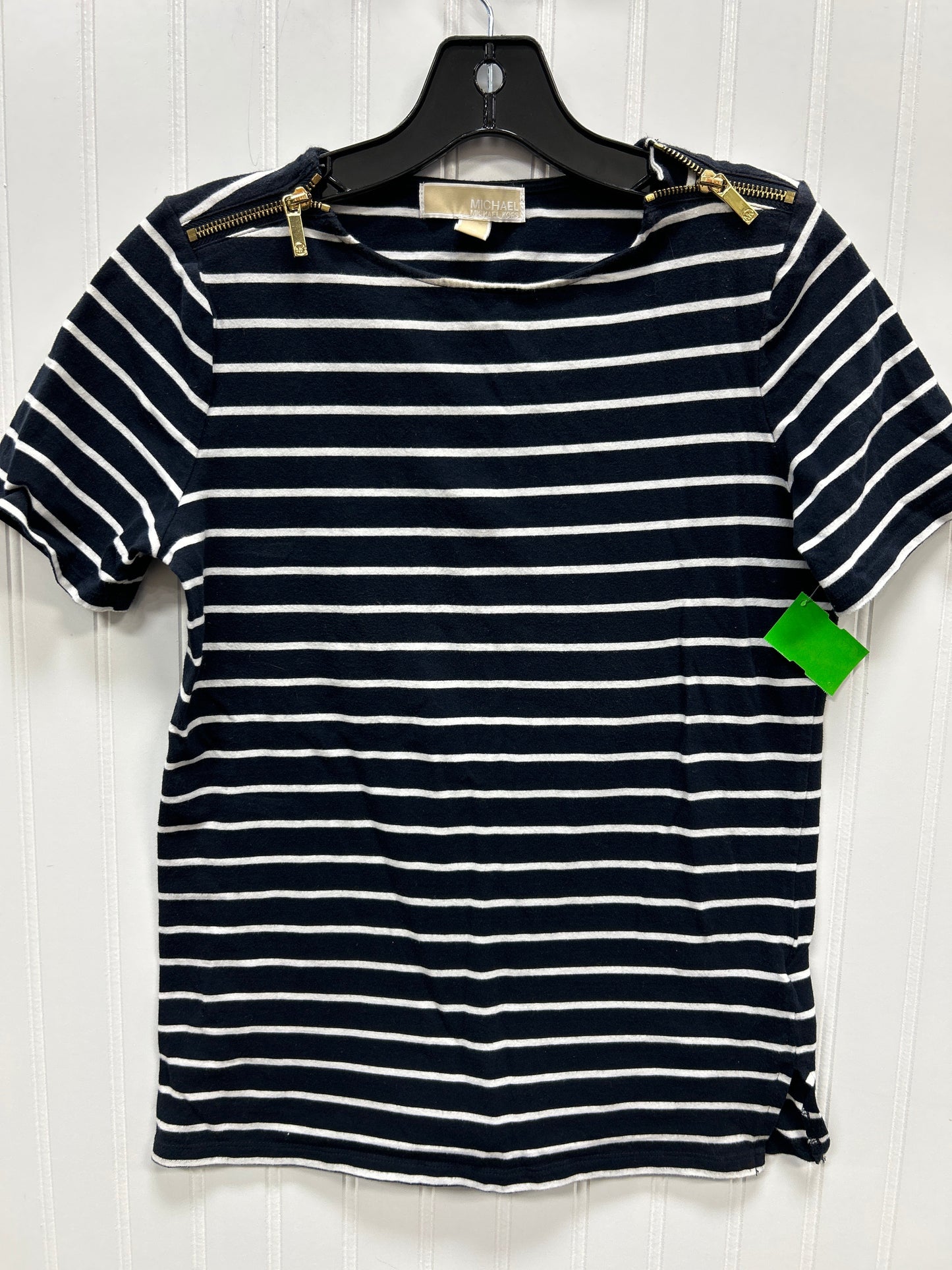 Top Ss By Michael By Michael Kors In Navy, Size:M