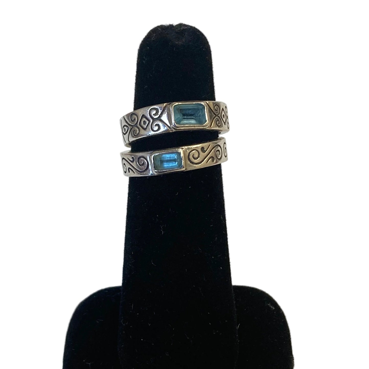 Ring Sterling Silver In Silver, Size:02 Piece Set