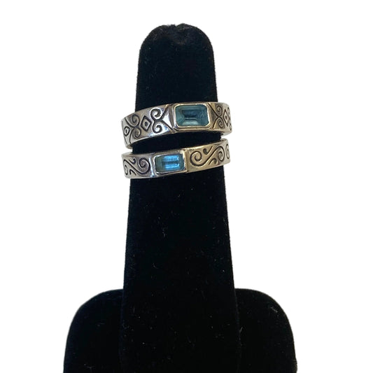 Ring Sterling Silver In Silver, Size:02 Piece Set