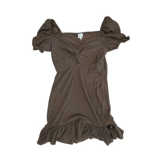 Dress Casual Midi By Blue Rain In Brown, Size:L
