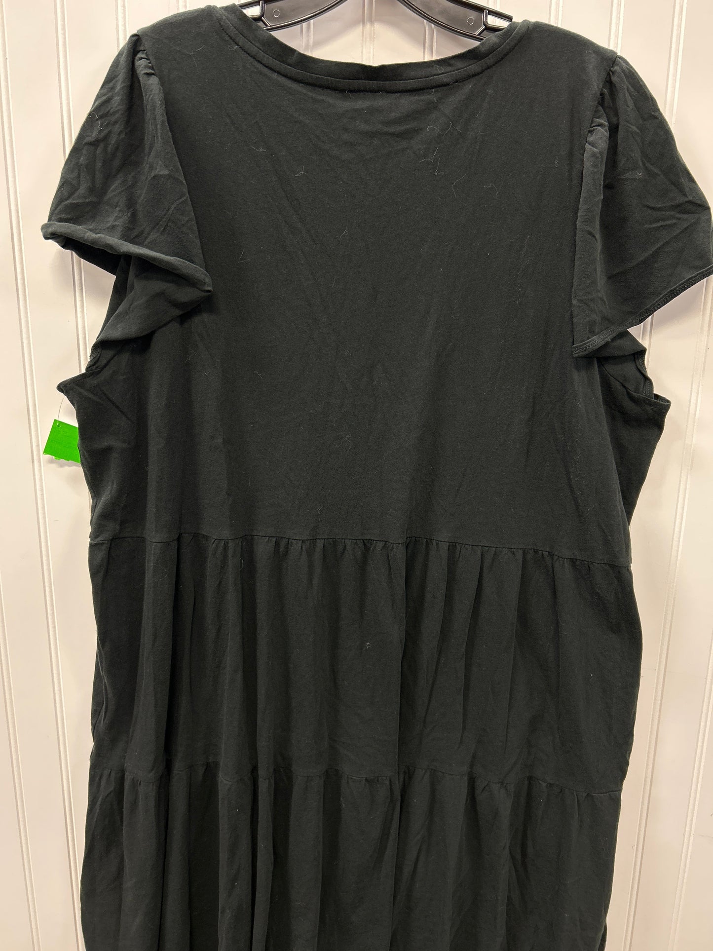 Dress Casual Midi By J. Crew In Black, Size:2X