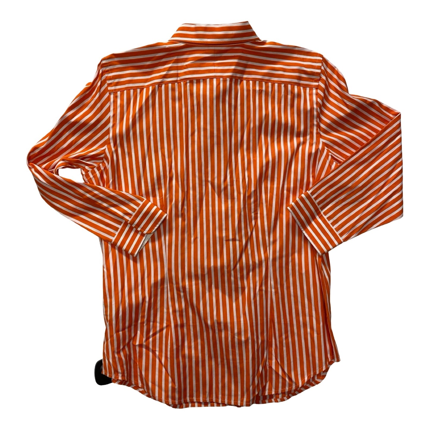 Top Ls By Lauren By Ralph Lauren In Orange & White, Size:L