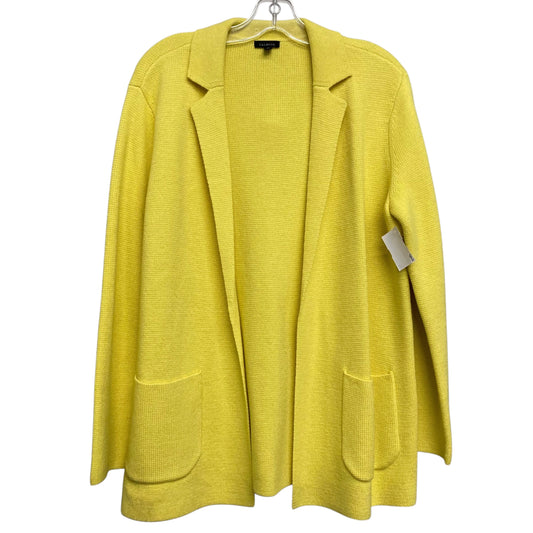 Sweater Cardigan By Talbots In Yellow, Size:S